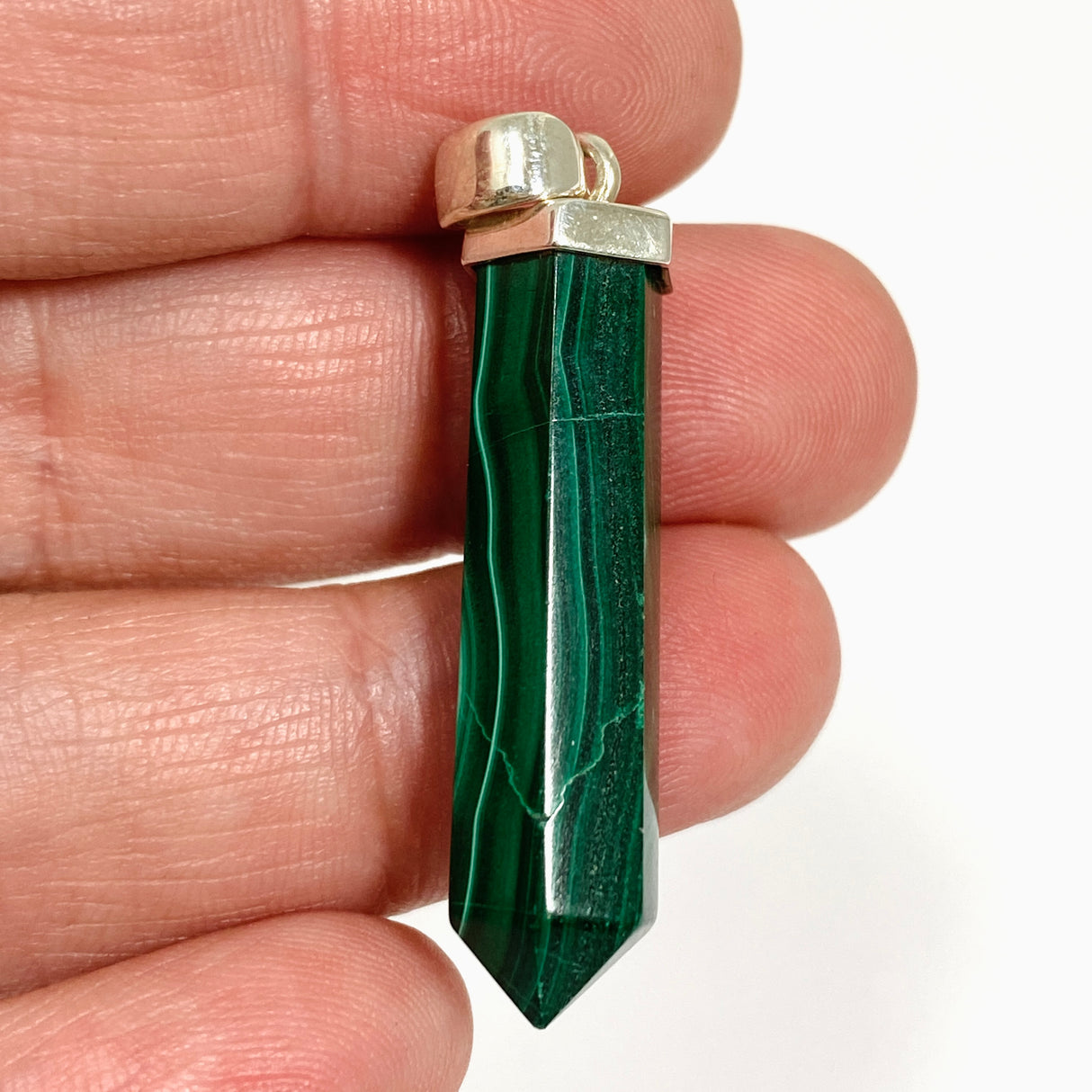 Malachite Capped Point Pendant PPGJ1242