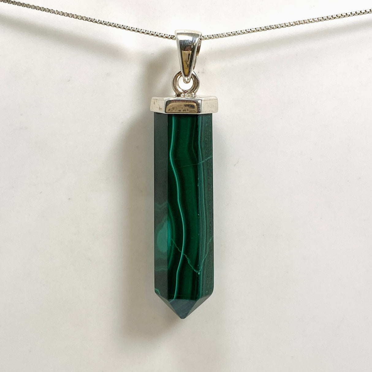 Malachite Capped Point Pendant PPGJ1242