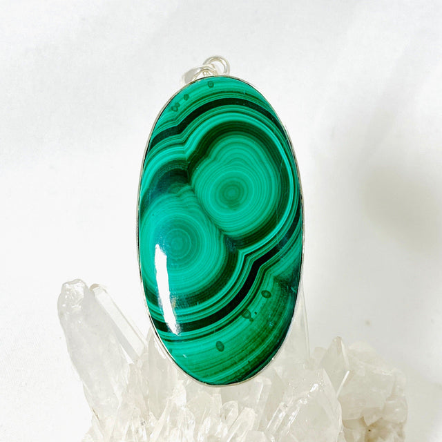 Malachite oval pendant KPGJ3864