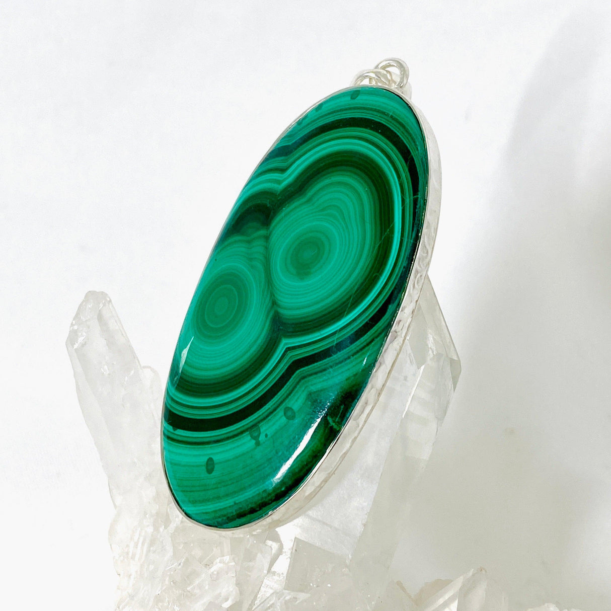 Malachite oval pendant KPGJ3864