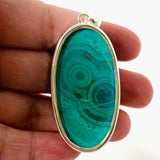 Malachite oval pendant KPGJ3864