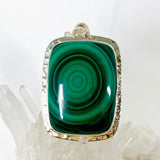 Malachite rectangular pendant KPGJ3868