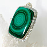 Malachite rectangular pendant KPGJ3868