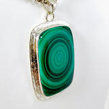 Malachite rectangular pendant KPGJ3868