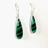 Malachite teardrop earrings KEGJ1338