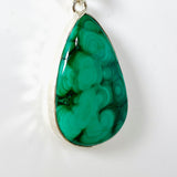 Malachite teardrop pendant KPGJ3863