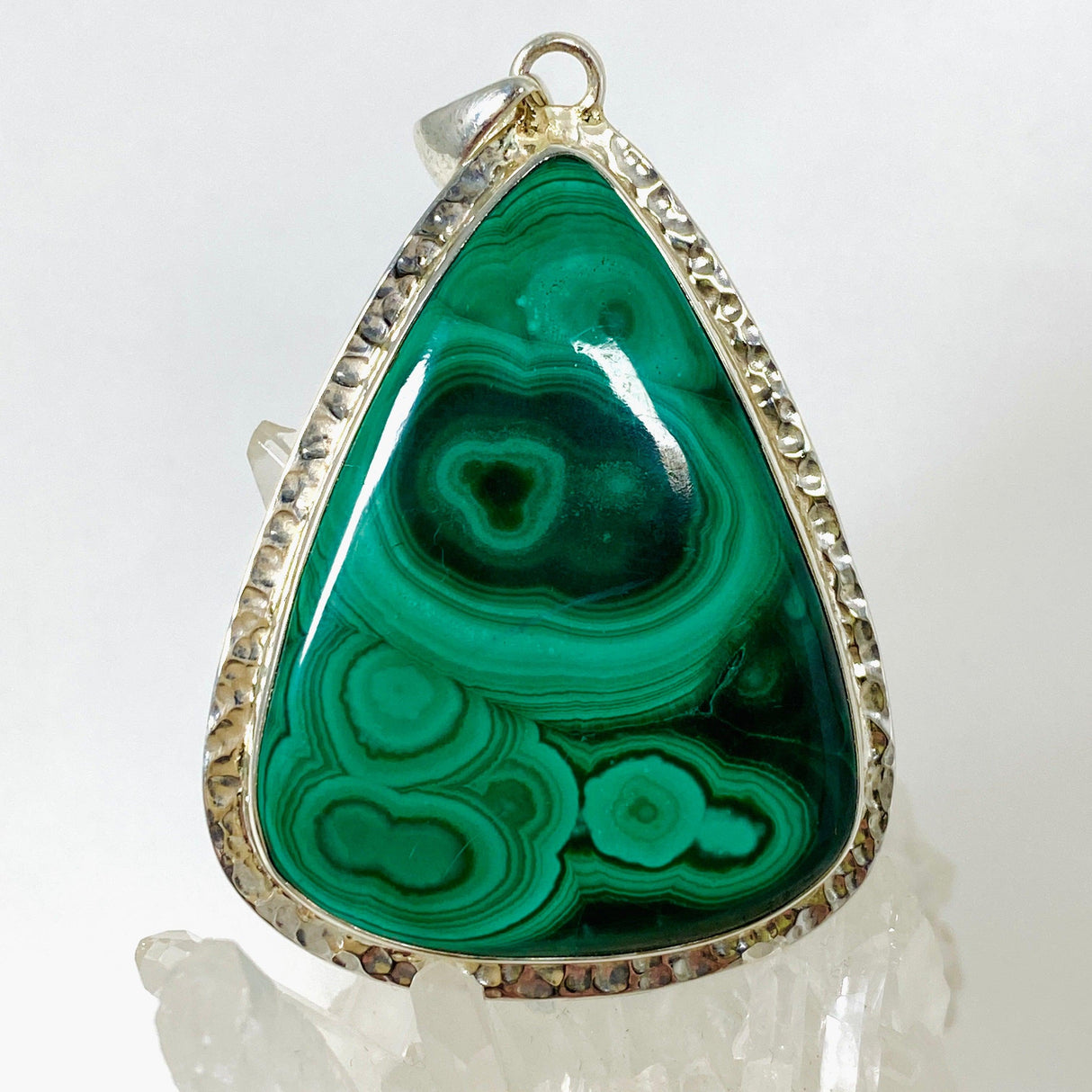 Malachite teardrop pendant KPGJ3870