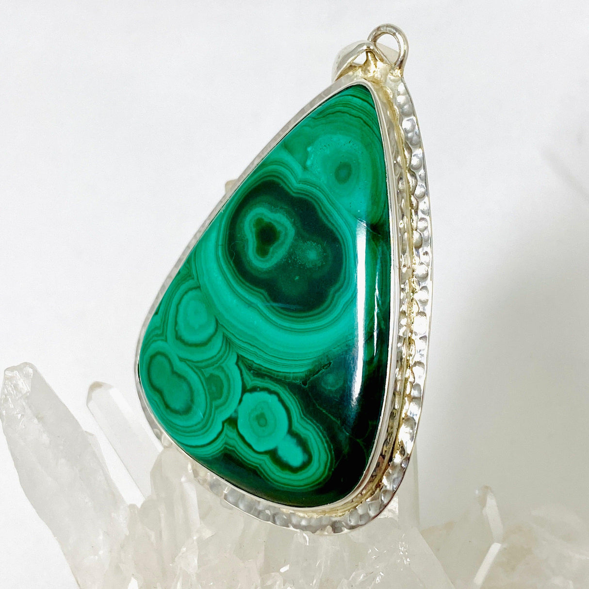 Malachite teardrop pendant KPGJ3870