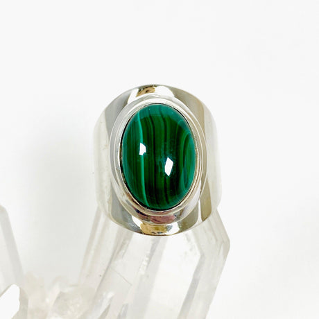 Malachite wide band ring R3762-MA