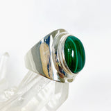 Malachite wide band ring R3762-MA