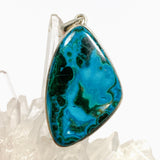 Malacholla (Malachite and Chrysocolla) Freeform Cabochon Pendant PPGJ1139