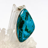Malacholla (Malachite and Chrysocolla) Freeform Cabochon Pendant PPGJ1139