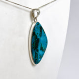 Malacholla (Malachite and Chrysocolla) Freeform Cabochon Pendant PPGJ1139