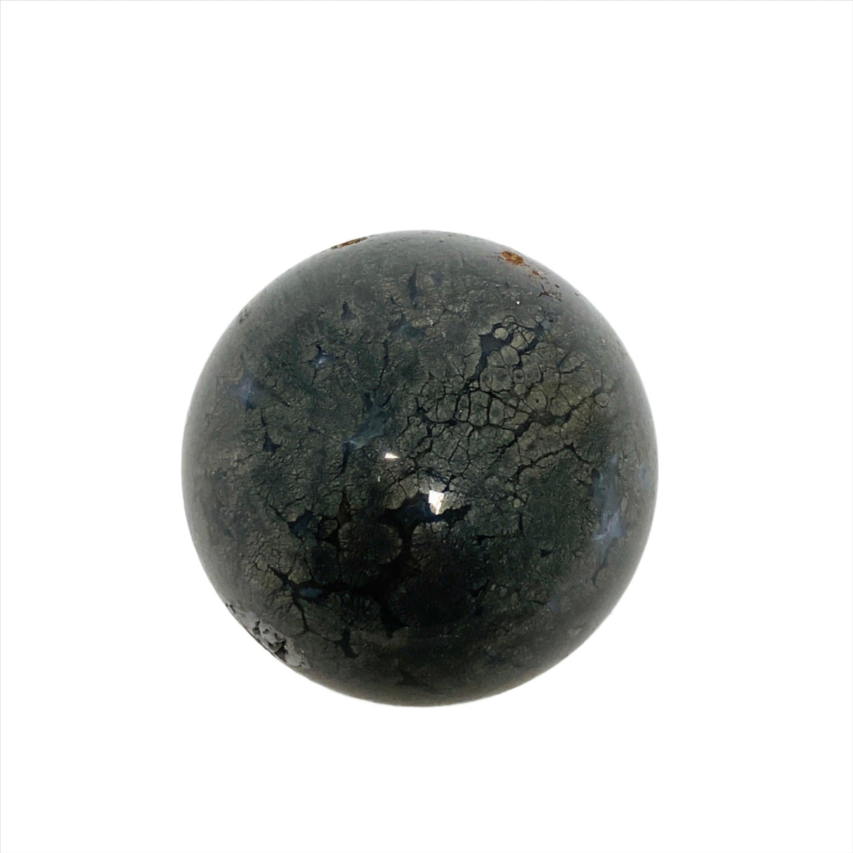 Marcasite in Quartz & Agate Sphere MQAS-01 - Nature's Magick