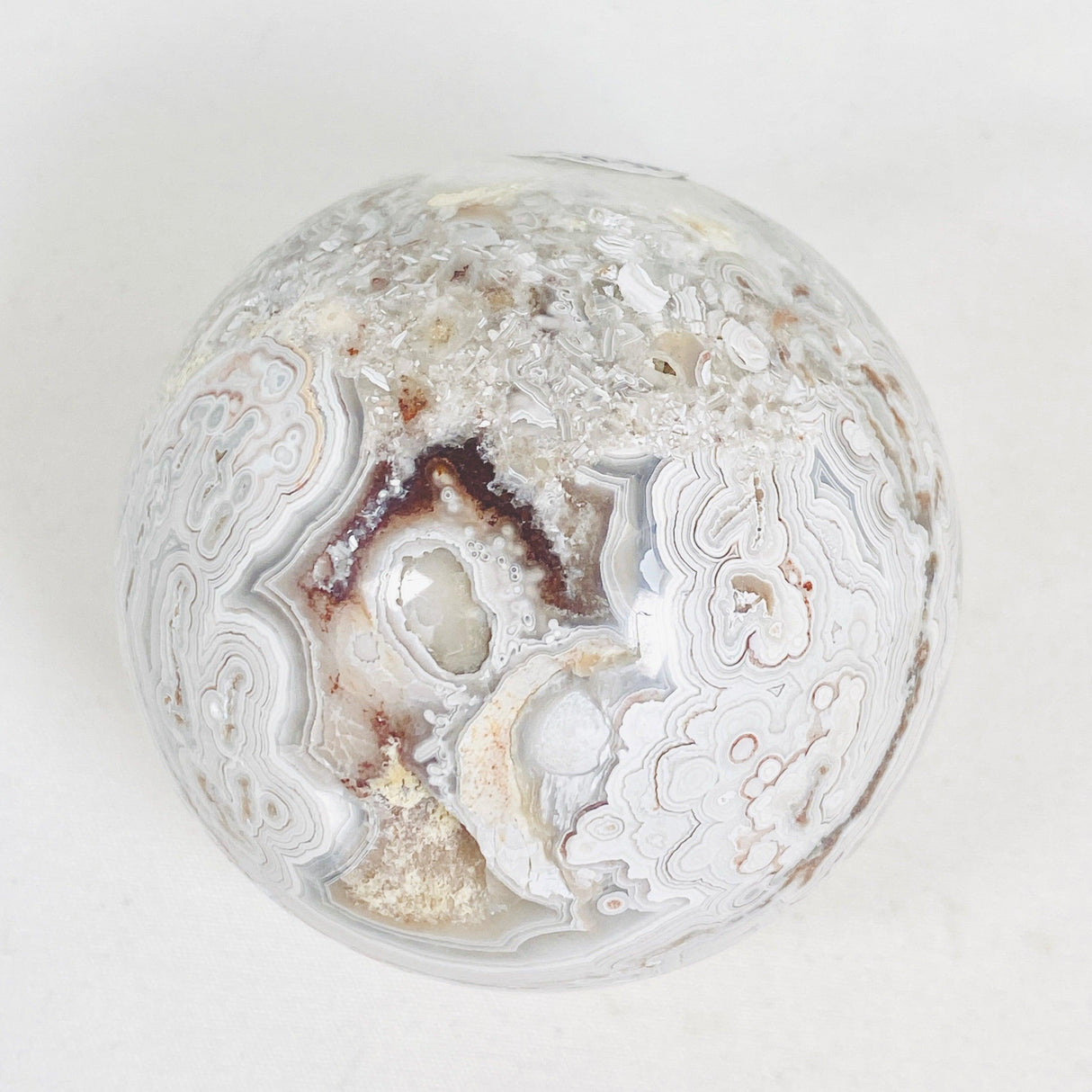 Mexican Crazy Lace Agate Sphere MAS-05 - Nature's Magick