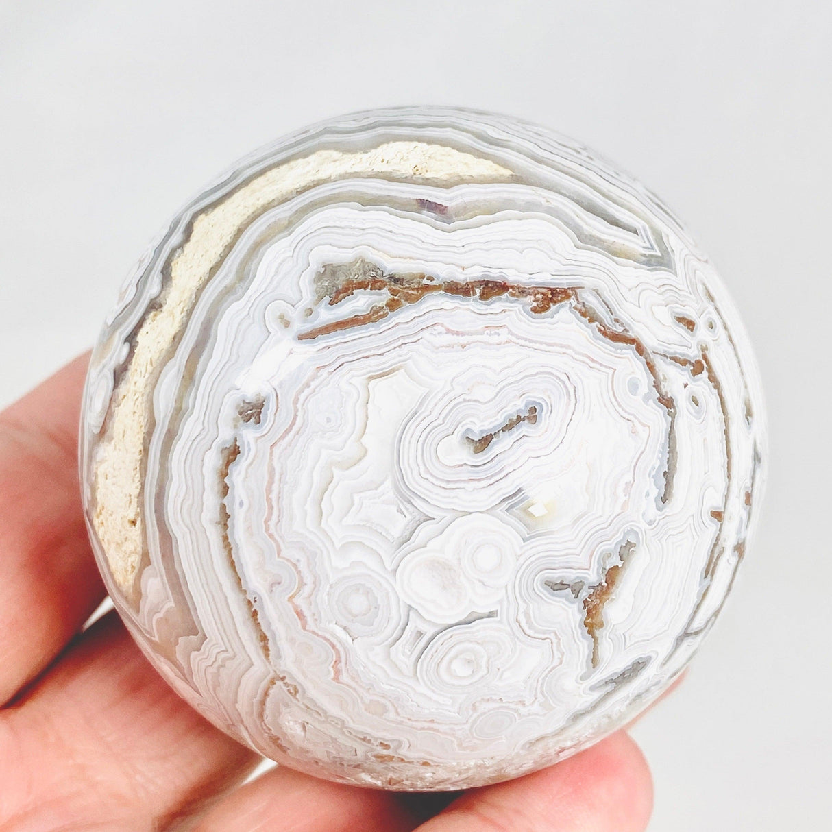 Mexican Crazy Lace Agate Sphere MAS-05 - Nature's Magick