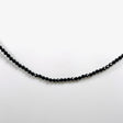 Micro Bead Necklace - Black Spinel - Nature's Magick