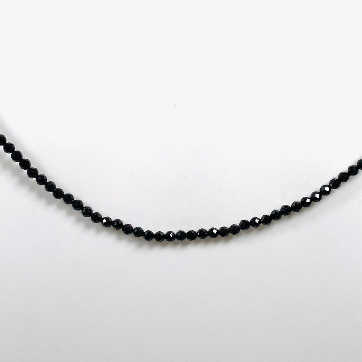 Micro Bead Necklace - Black Spinel - Nature's Magick