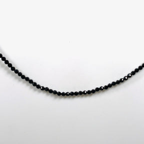 Micro Bead Necklace - Black Spinel - Nature's Magick