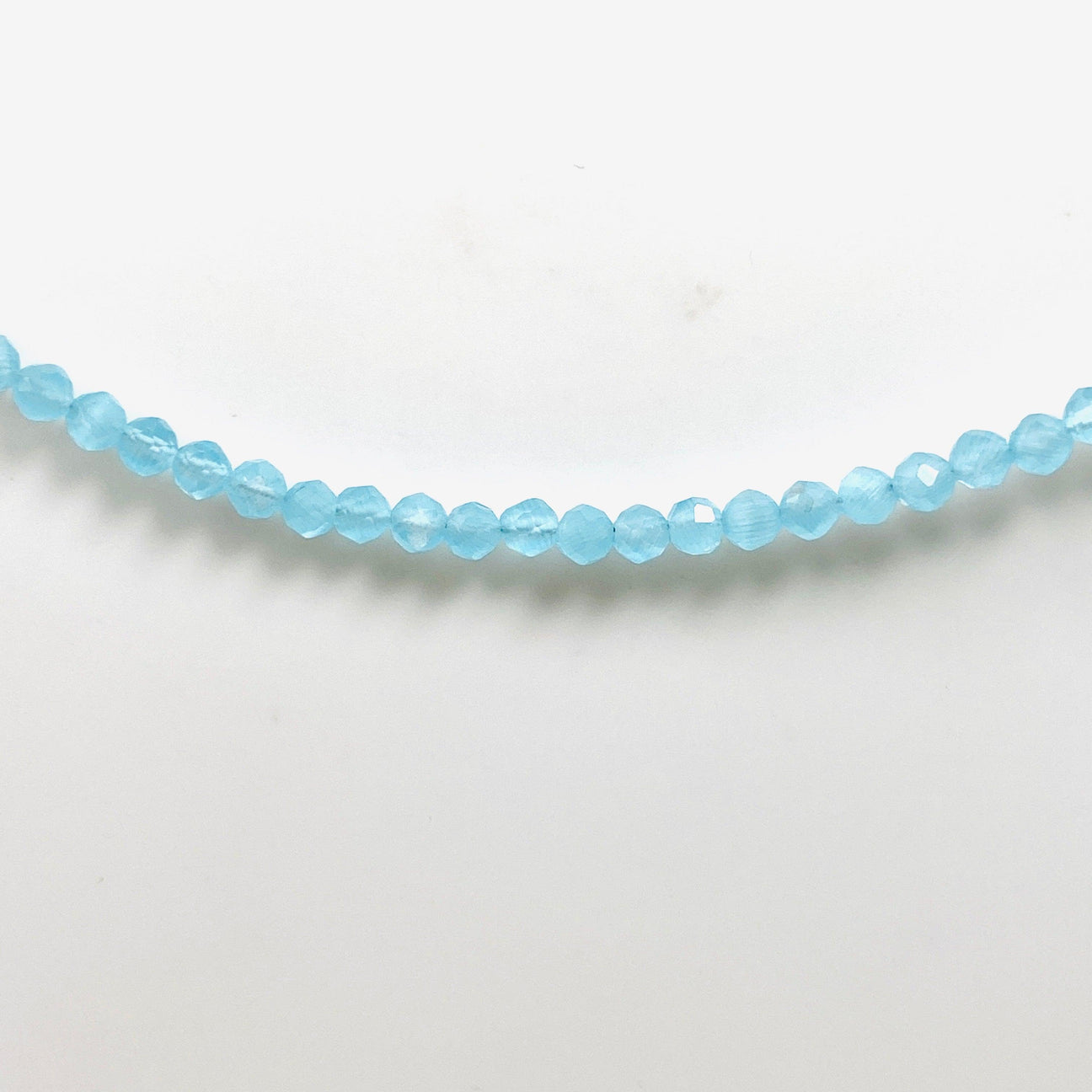 Micro Bead Necklace - Blue Chalcedony - Nature's Magick