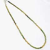 Micro Bead Necklace - Green and Yellow Tourmaline - Nature's Magick