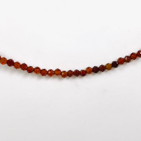 Micro Bead Necklace - Hessonite Garnet - Nature's Magick