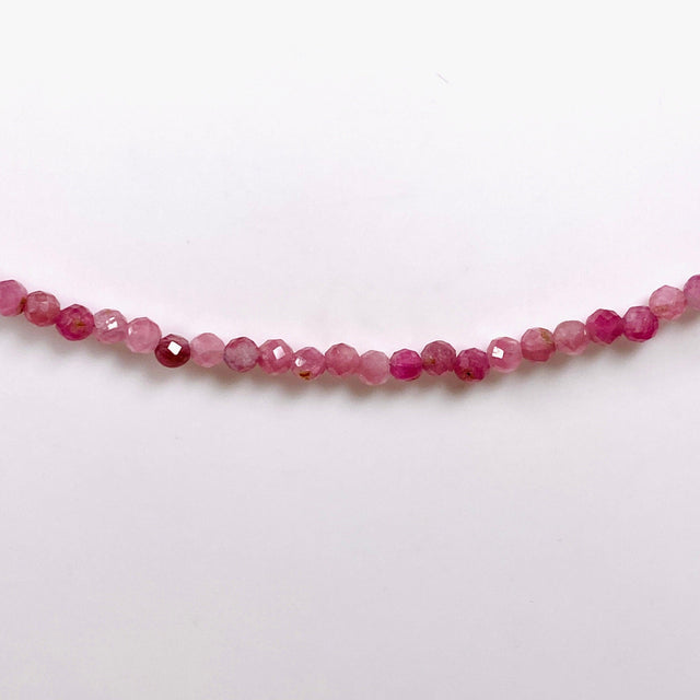 Micro Bead Necklace - Pink Tourmaline - Nature's Magick