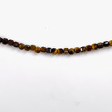 Micro Bead Necklace - Tiger Eye Square Beads - Nature's Magick