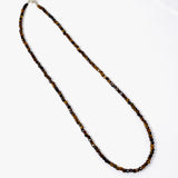 Micro Bead Necklace - Tiger Eye Square Beads - Nature's Magick