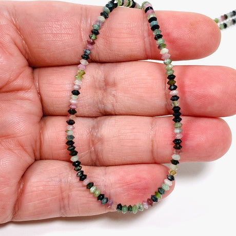 Micro Bead Necklace - Tourmaline (mixed colours) - Nature's Magick