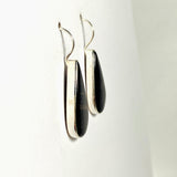 Midnight Obsidian fixed hook teardrop earrings KEGJ1352 - Nature's Magick