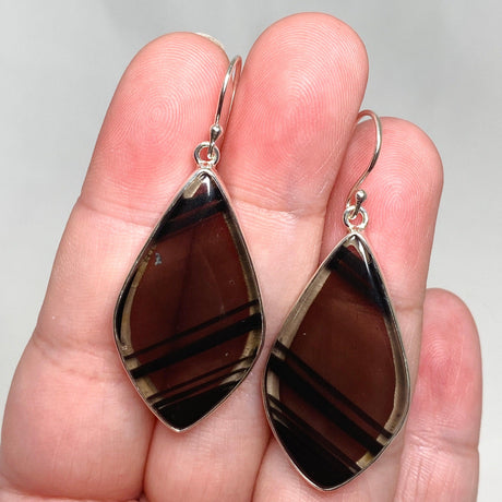 Midnight Obsidian Freeform Earrings KEGJ1500 - Nature's Magick