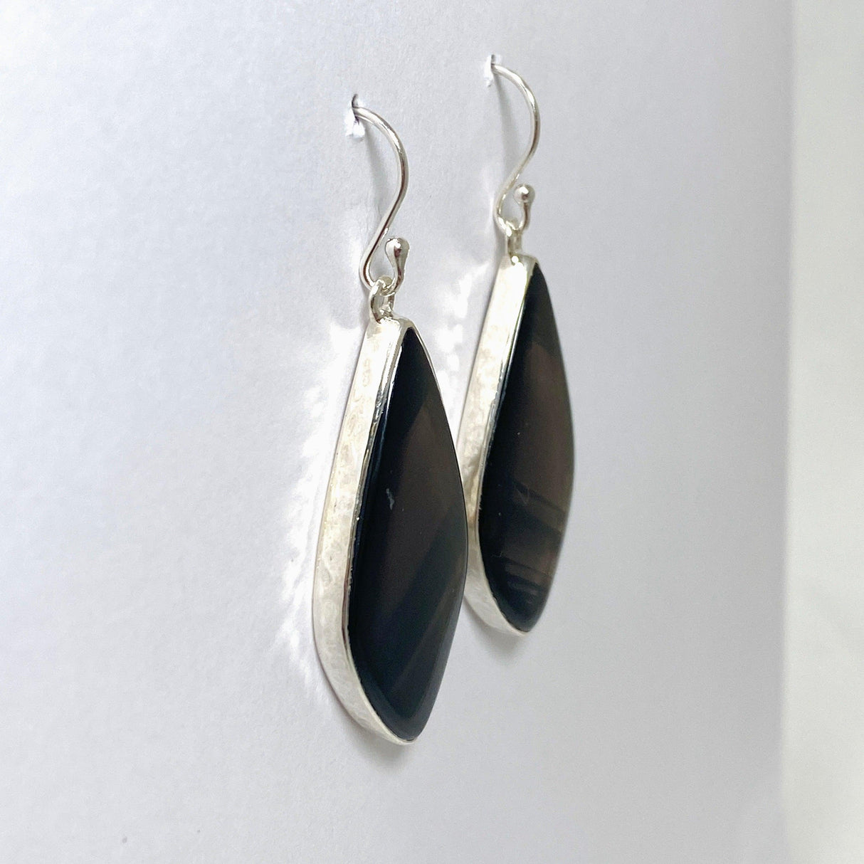 Midnight Obsidian Freeform Earrings KEGJ1500 - Nature's Magick