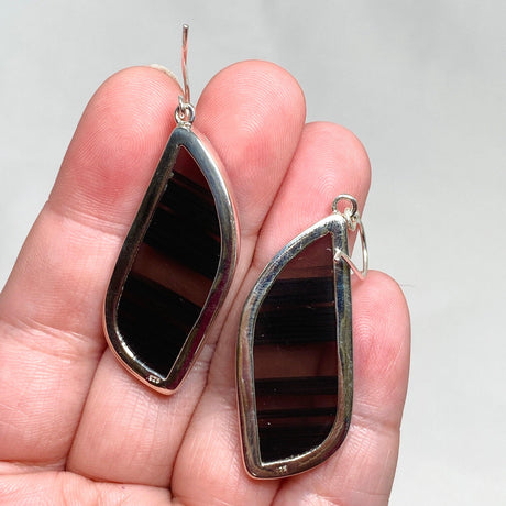 Midnight Obsidian Freeform Earrings KEGJ1501 - Nature's Magick