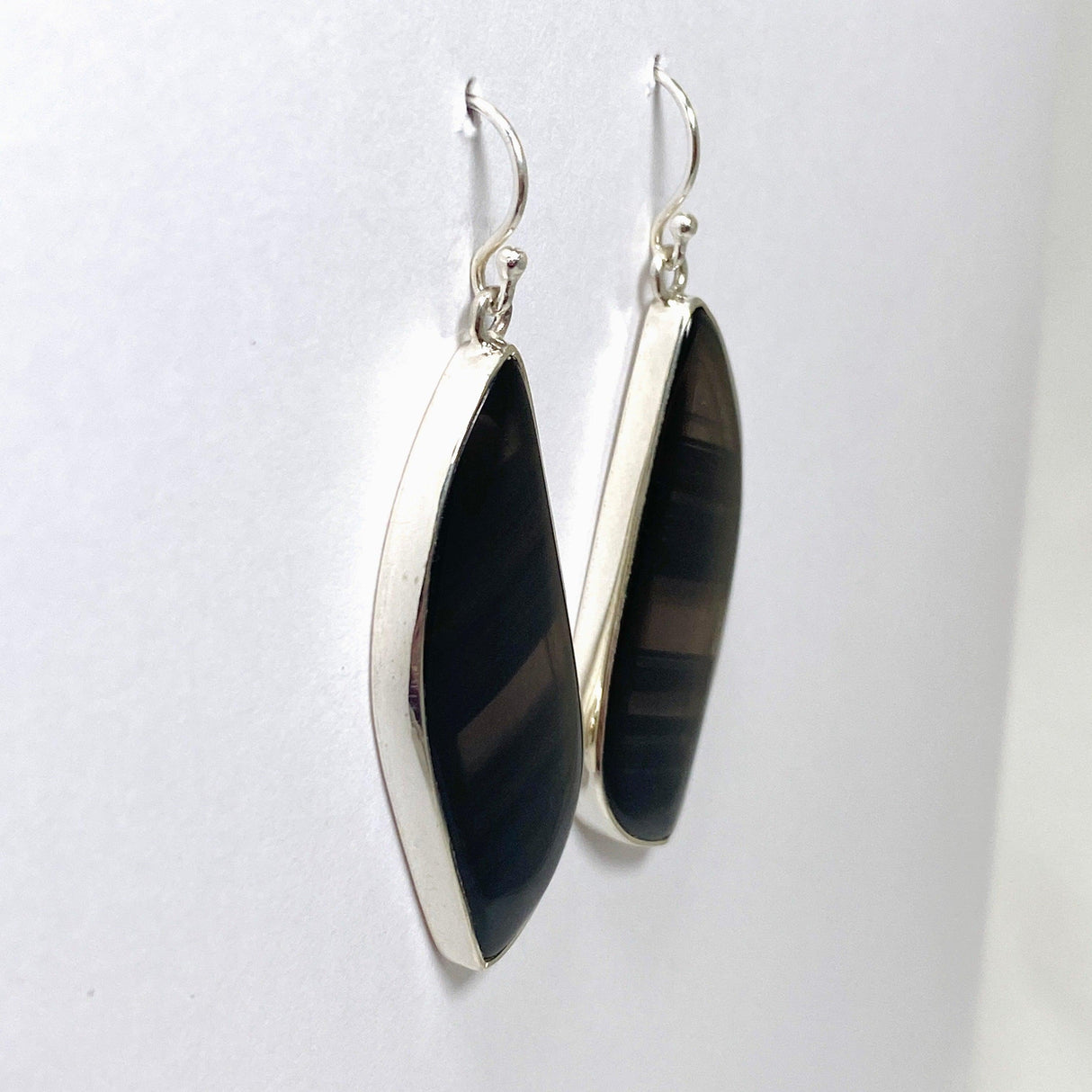 Midnight Obsidian Freeform Earrings KEGJ1501 - Nature's Magick