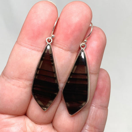 Midnight Obsidian Freeform Earrings KEGJ1502 - Nature's Magick