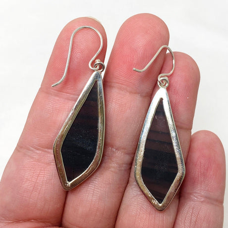 Midnight Obsidian Freeform Earrings KEGJ1502 - Nature's Magick