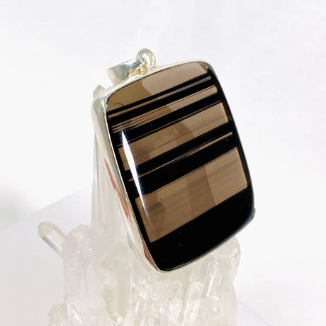 Midnight Obsidian rectangular pendant KPGJ3903 - Nature's Magick