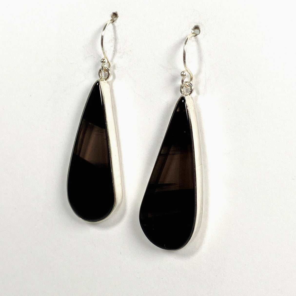 Midnight Obsidian teardrop earrings KEGJ1355 - Nature's Magick