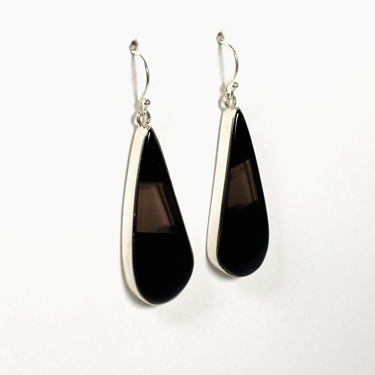 Midnight Obsidian teardrop earrings KEGJ1355 - Nature's Magick