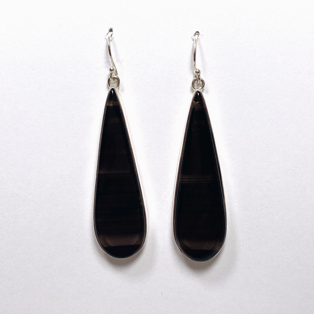 Midnight Obsidian Teardrop Earrings KEGJ1497 - Nature's Magick