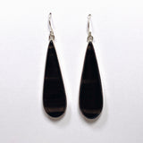 Midnight Obsidian Teardrop Earrings KEGJ1497 - Nature's Magick