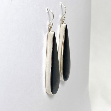 Midnight Obsidian Teardrop Earrings KEGJ1497 - Nature's Magick