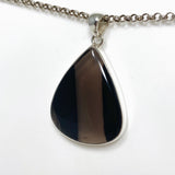 Midnight Obsidian Teardrop Pendant KPGJ4480 - Nature's Magick