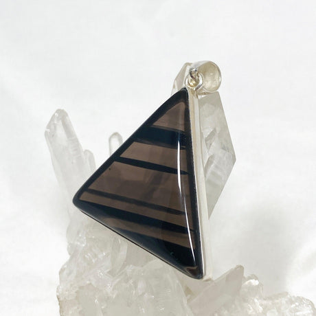 Midnight Obsidian Triangle Pendant KPGJ4481 - Nature's Magick