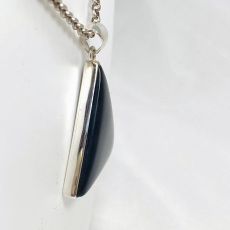 Midnight Obsidian Triangle Pendant KPGJ4481 - Nature's Magick