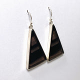 Midnight Obsidian Triangular Earrings KEGJ1499 - Nature's Magick