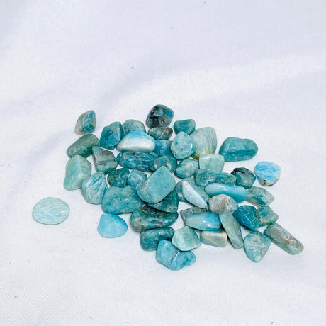 Mini Tumbled Stones (Chips) 50g - Amazonite - Nature's Magick