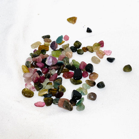 Mini Tumbled Stones (Chips) 50g - Watermelon Tourmaline - Nature's Magick