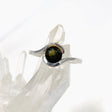 Moldavite 6mm Gemstone Solitaire Ring IVMR-03 - Nature's Magick